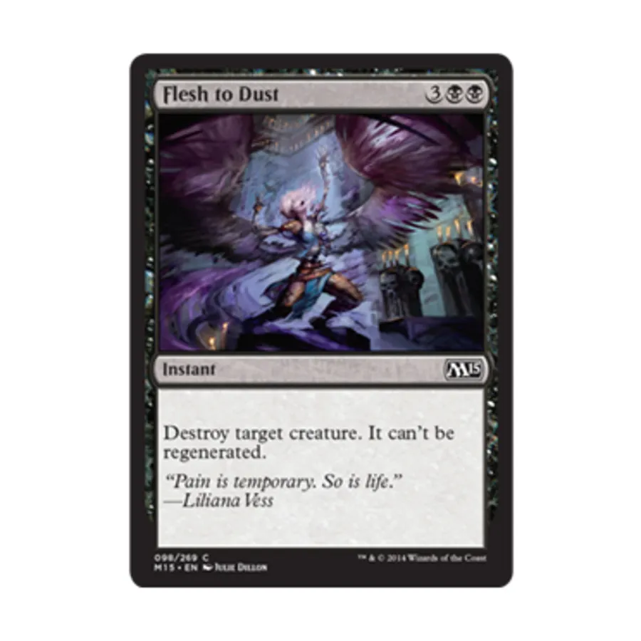 CCG Плоть в пыль (С) (Фольга), MTG - Magic 2015
CCG Плоть в пыль (С) (Фольга), MTG - Magic 2015