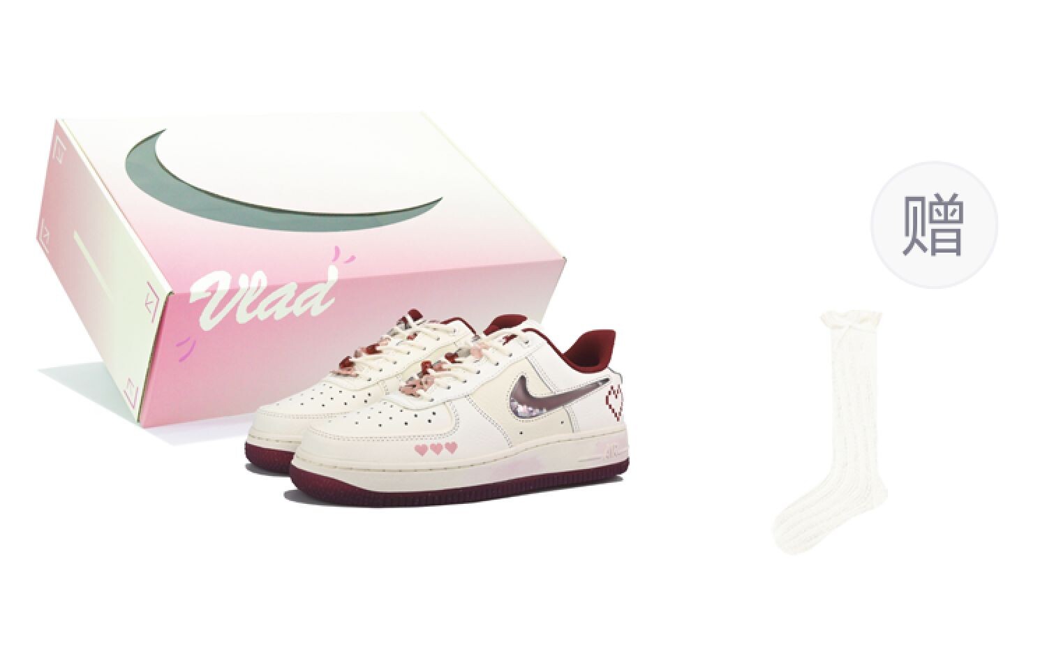 Кроссовки Nike Air Force 1 Skateboarding Shoes Women's Low-top White/red, цвет Burgundy
Кроссовки Nike Air Force 1 Skateboarding Shoes Women's Low-top White/red, цвет Burgundy