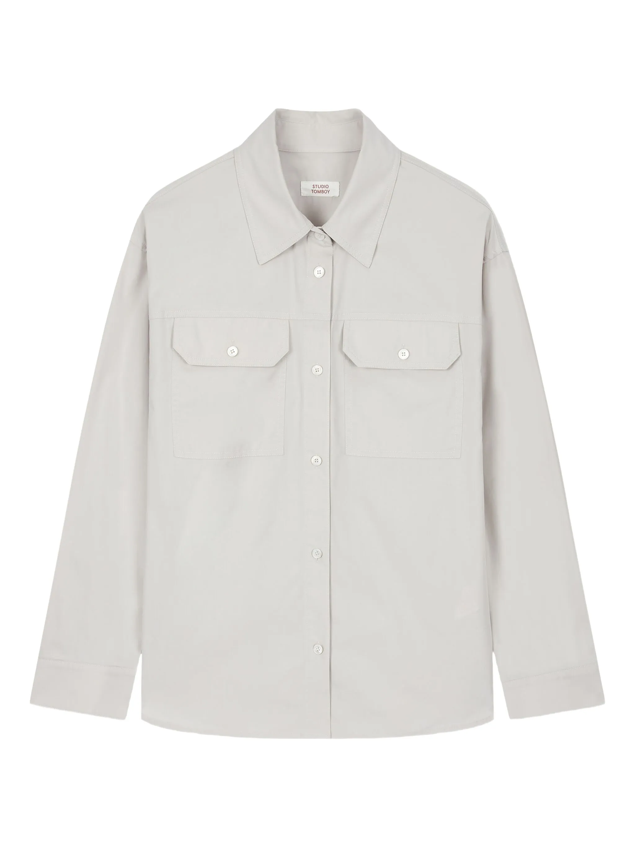 Рубашка с карманами Studio Tomboy, серый
Рубашка с карманами Studio Tomboy, серый