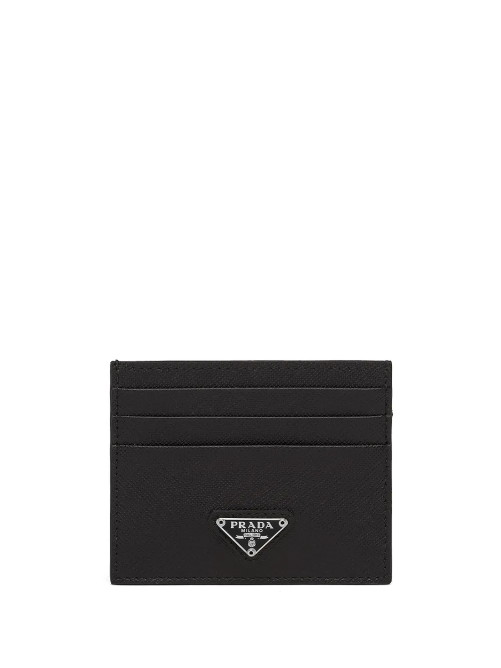 Кардхолдер с металлическим логотипом Prada, черный
Кардхолдер с металлическим логотипом Prada, черный