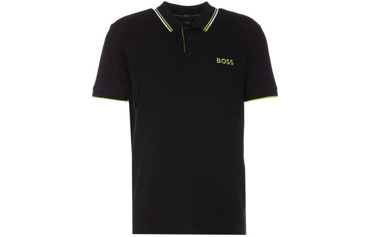 HUGO BOSS Мужская черная поло
HUGO BOSS Мужская черная поло