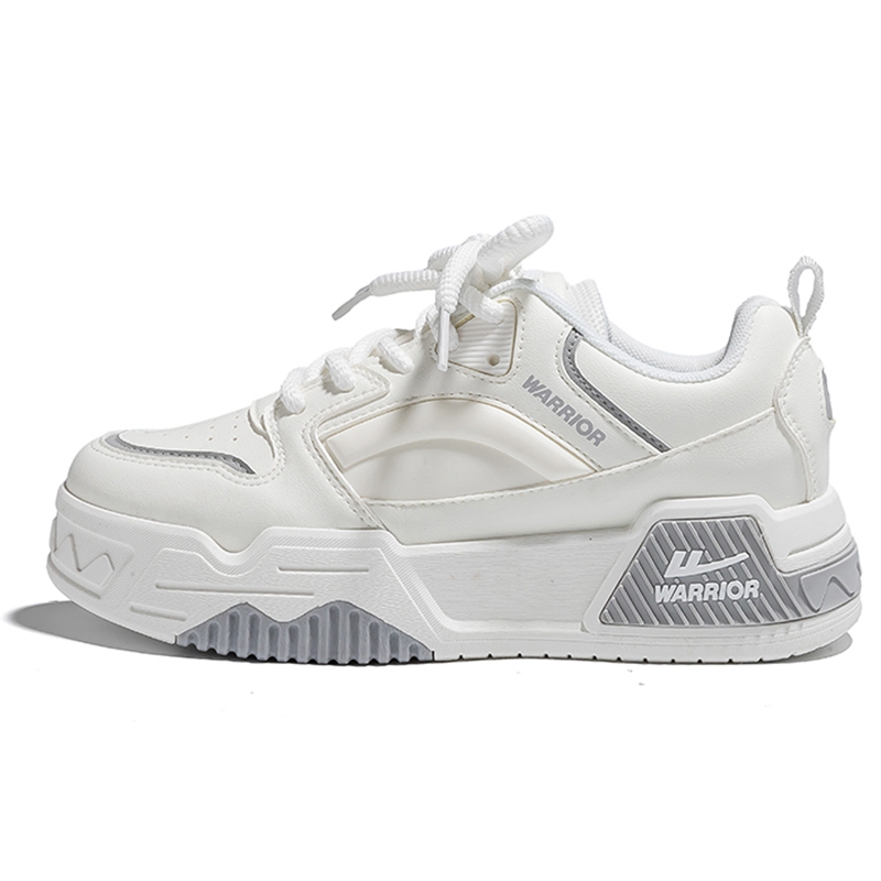 WARRIOR Низкие кеды для скейтбординга унисекс бело-серо-красные, цвет White
WARRIOR Низкие кеды для скейтбординга унисекс бело-серо-красные, цвет White