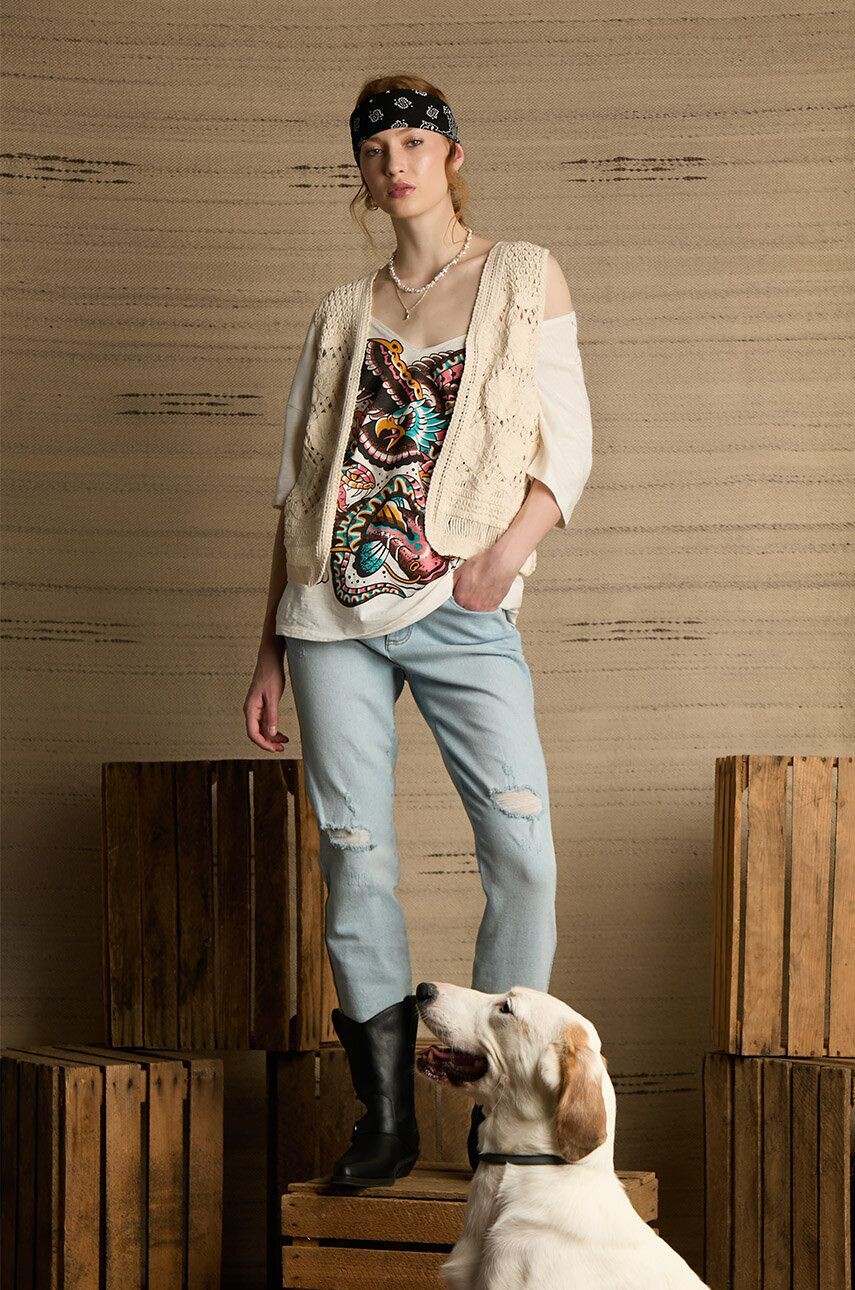 Хлопковая футболка Medicine, бежевый
Хлопковая футболка Medicine, бежевый