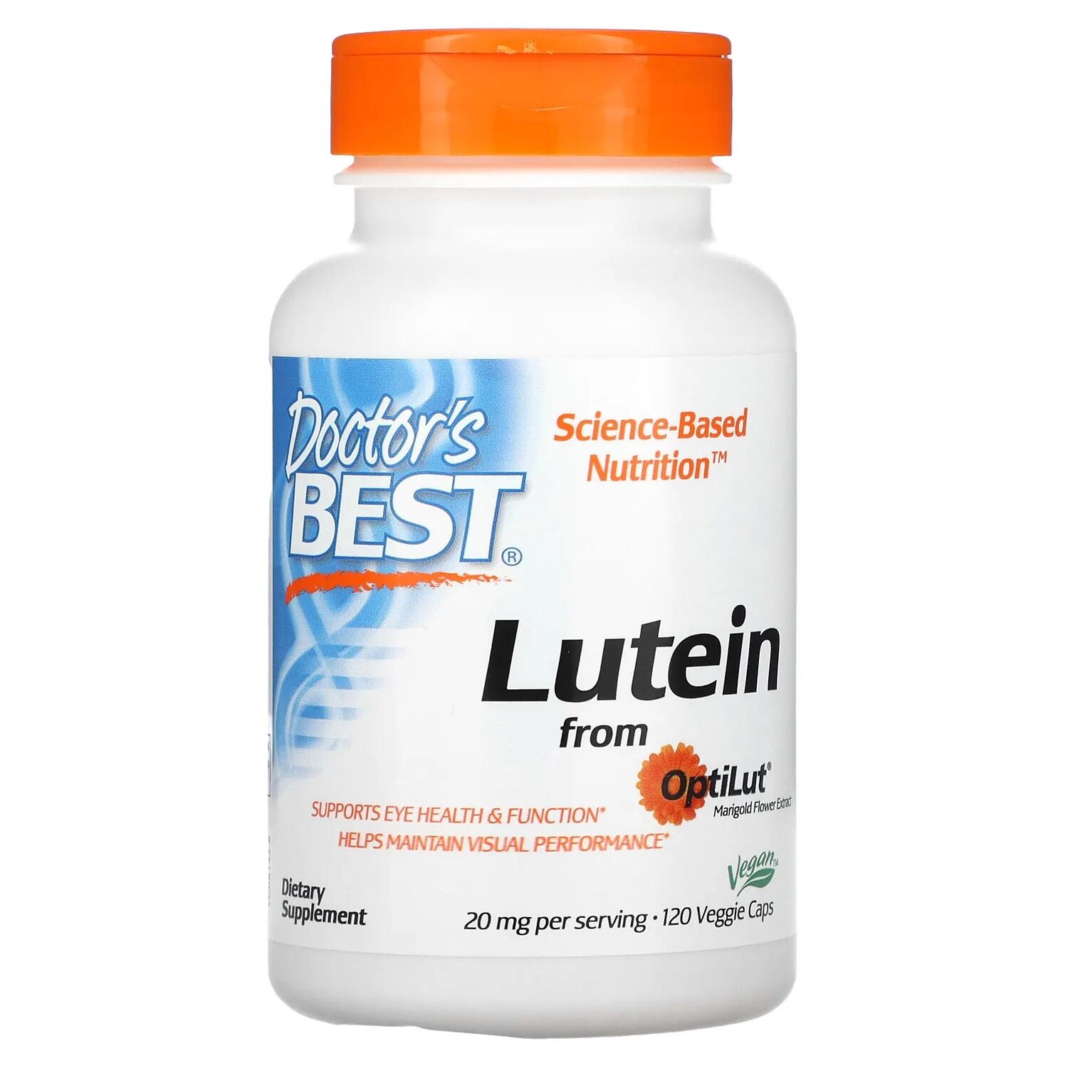 Doctor's Best Lutein with OptiLut 10 мг 120 вегетарианских капсул
Doctor's Best Lutein with OptiLut 10 мг 120 вегетарианских капсул