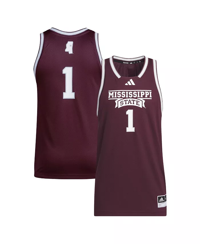 Мужская баскетбольная майка Mississippi State Bulldogs Swingman №1 в бордовом цвете adidas
Мужская баскетбольная майка Mississippi State Bulldogs Swingman №1 в бордовом цвете adidas