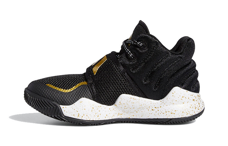 Баскетбольные кроссовки Deep Threat Kids PS Mid-top, черные/золотые Adidas
Баскетбольные кроссовки Deep Threat Kids PS Mid-top, черные/золотые Adidas