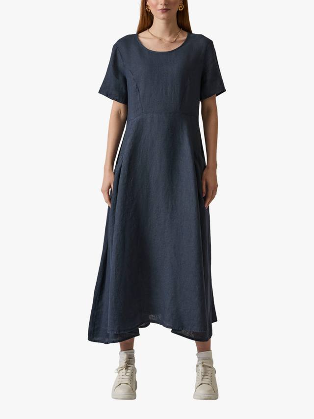 Платье из чистого льна с карманами James Lakeland, Navy
Платье из чистого льна с карманами James Lakeland, Navy