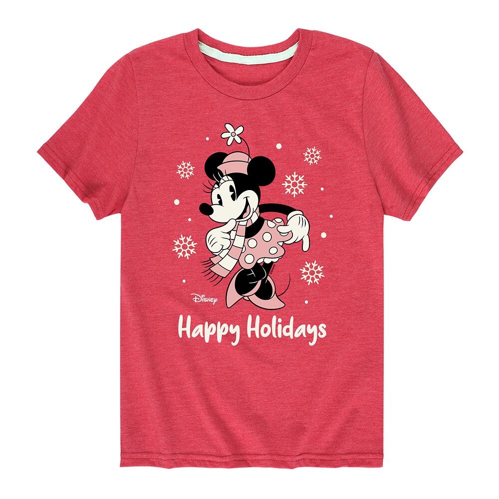 Футболка Disney's Minnie Mouse с рисунком «Счастливые праздники» для мальчиков 8–20 лет, красный
Футболка Disney's Minnie Mouse с рисунком «Счастливые праздники» для мальчиков 8–20 лет, красный