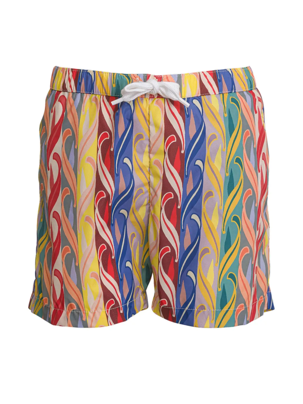 Плавки-шорты в полоску с принтом пейсли Etro Kids, красный
Плавки-шорты в полоску с принтом пейсли Etro Kids, красный