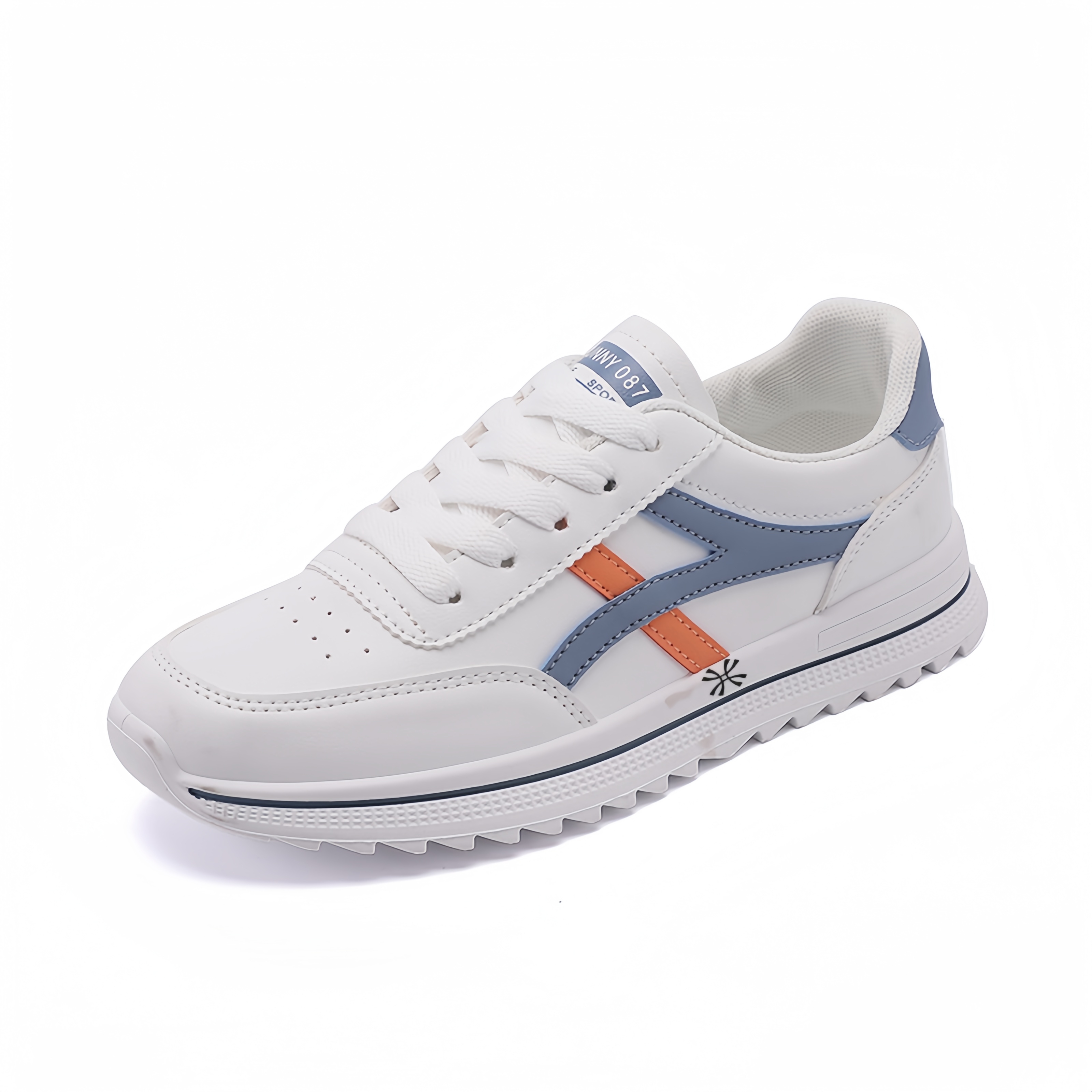 Детские скейтерские кроссовки для подростков YUZHAOLIN, синий/оранжевый 
Детские скейтерские кроссовки для подростков YUZHAOLIN, синий/оранжевый