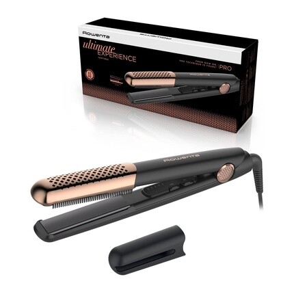 Профессиональный выпрямитель для волос с керамическим покрытием, гладкий и вьющийся Ultimate Experience, черный/медный SF8230F0, Rowenta
Профессиональный выпрямитель для волос с керамическим покрытием, гладкий и вьющийся Ultimate Experience, черный/медный SF8230F0, Rowenta