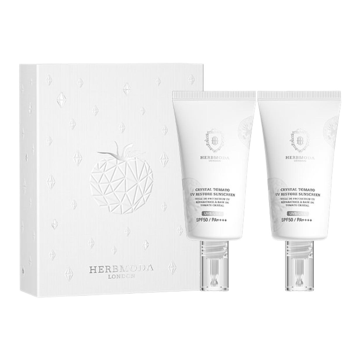 Herder Crystal Tomato UV Repair солнцезащитный крем с защитой от ультрафиолета, освежающий, успокаивающий, стабилизирующий SPF50 PA++++ HERBMODA, 50ml*2/box
Herder Crystal Tomato UV Repair солнцезащитный крем с защитой от ультрафиолета, освежающий, успокаивающий, стабилизирующий SPF50 PA++++ HERBMODA, 50ml*2/box