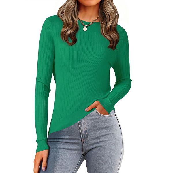 Женский свитер с лодочкой и длинным рукавом Inspire Chic, Green
Женский свитер с лодочкой и длинным рукавом Inspire Chic, Green