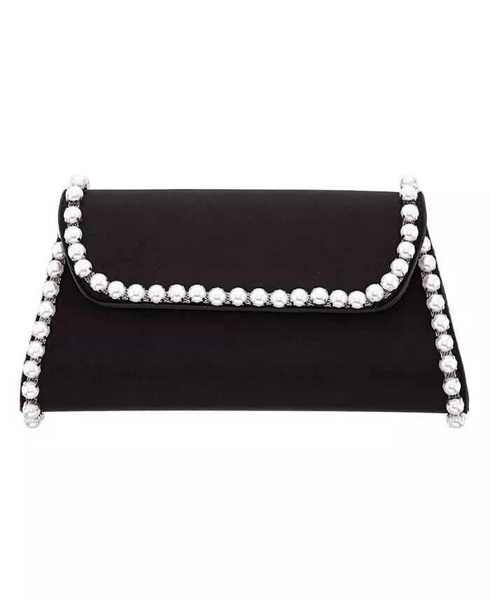 Сумка с трапециевидным клапаном и отделкой из искусственного жемчуга Nina, черный
Сумка с трапециевидным клапаном и отделкой из искусственного жемчуга Nina, черный