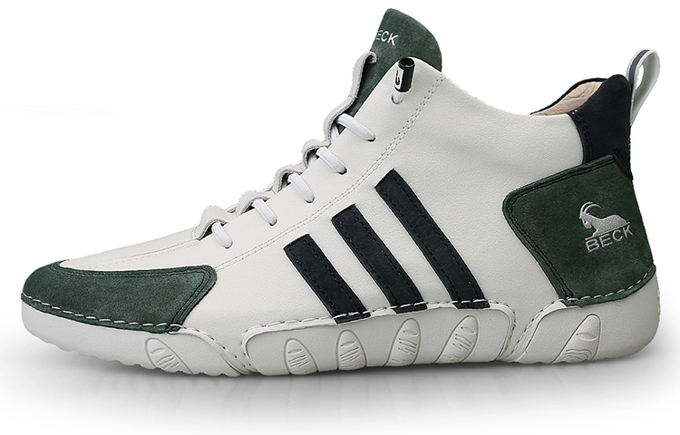 Износостойкие нескользящие высокие повседневные ботинок мужские BECK, белый коричневый
Износостойкие нескользящие высокие повседневные ботинок мужские BECK, белый коричневый