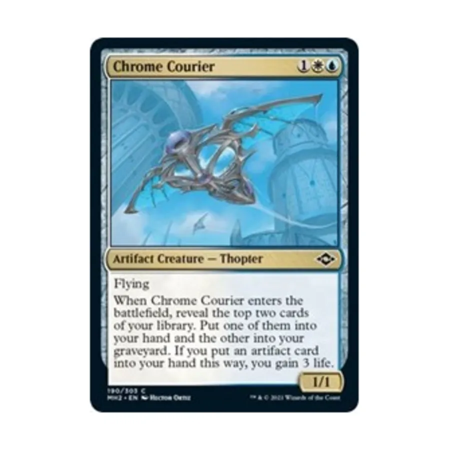 CCG Хромированный курьер (С), MTG - Modern Horizons 2
CCG Хромированный курьер (С), MTG - Modern Horizons 2