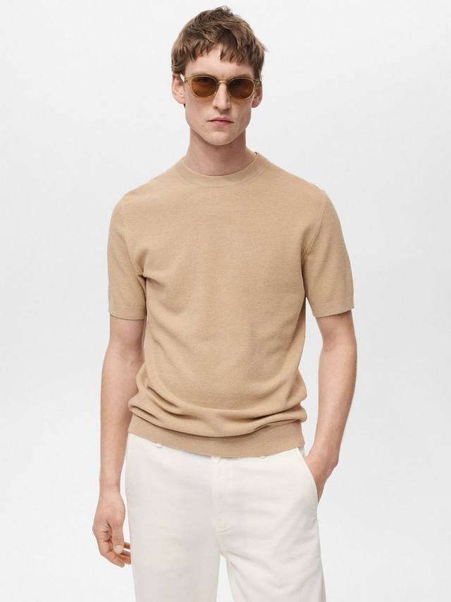 Футболка Andrew с коротким рукавом Regular Fit из хлопкового микса Mango, Beige
Футболка Andrew с коротким рукавом Regular Fit из хлопкового микса Mango, Beige