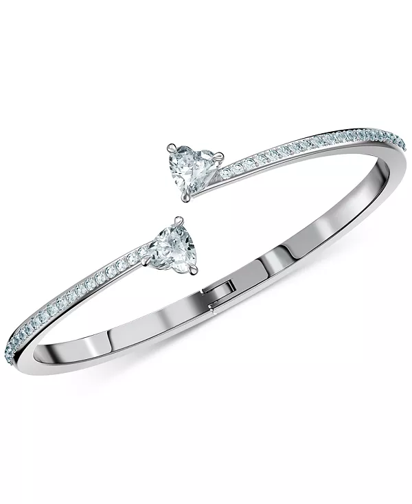 Серебряный браслет с кристаллами в форме сердца Swarovski, crystal
Серебряный браслет с кристаллами в форме сердца Swarovski, crystal