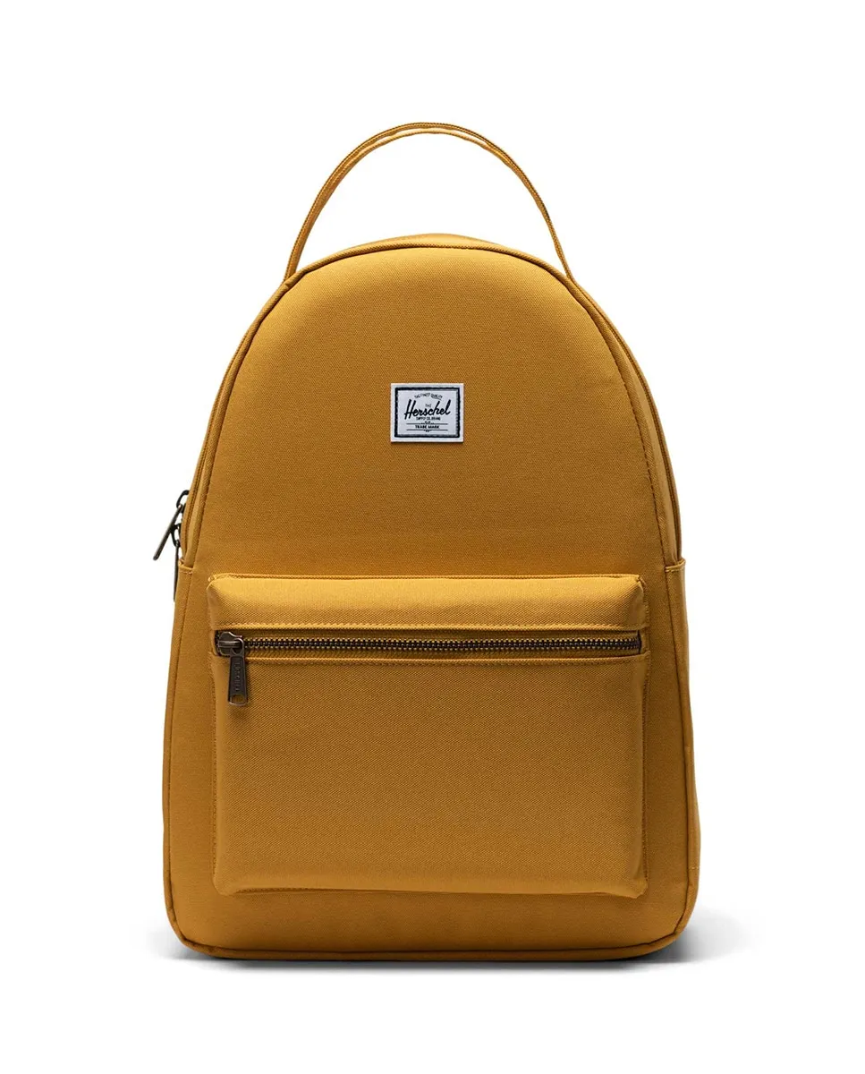 Женский рюкзак 18 литров из зеленой ткани с молнией Herschel, горчичный 
Женский рюкзак 18 литров из зеленой ткани с молнией Herschel, горчичный