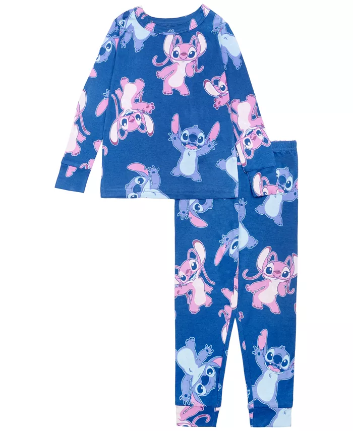 Lilo & Stitch девичий комплект пижамы для малышей 2T-4T из двух предметов: топ и штаны с принтом Lilo Stitch, синий
Lilo & Stitch девичий комплект пижамы для малышей 2T-4T из двух предметов: топ и штаны с принтом Lilo Stitch, синий