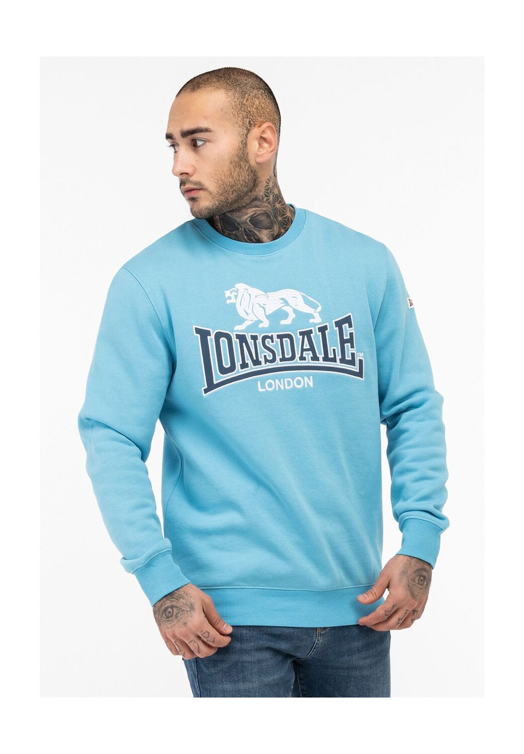 Мужская толстовка с круглым вырезом стандартного кроя LAWINS LONSDALE, цвет Blue/white/navy
Мужская толстовка с круглым вырезом стандартного кроя LAWINS LONSDALE, цвет Blue/white/navy