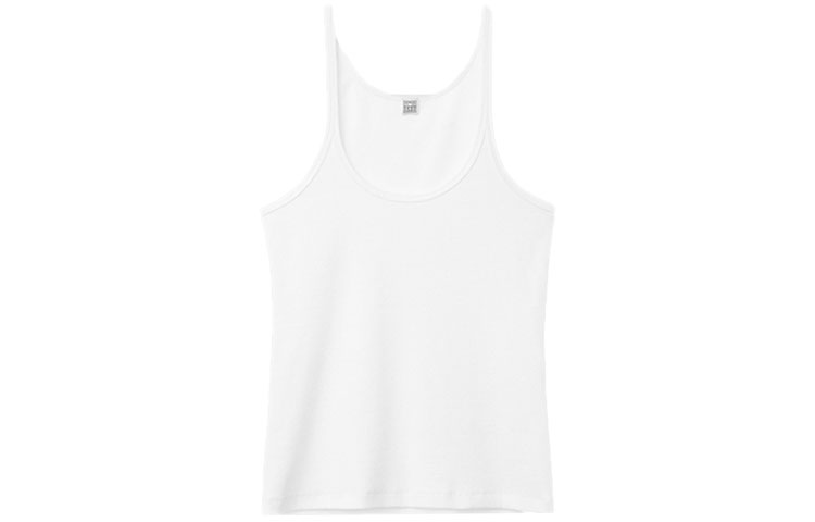 Футболка-майка с круглым вырезом TOTEME, белая
Футболка-майка с круглым вырезом TOTEME, белая