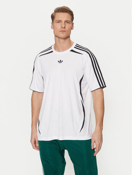 Свободная футболка adicolor Teamgeist JP1113 Adidas, белый 
Свободная футболка adicolor Teamgeist JP1113 Adidas, белый