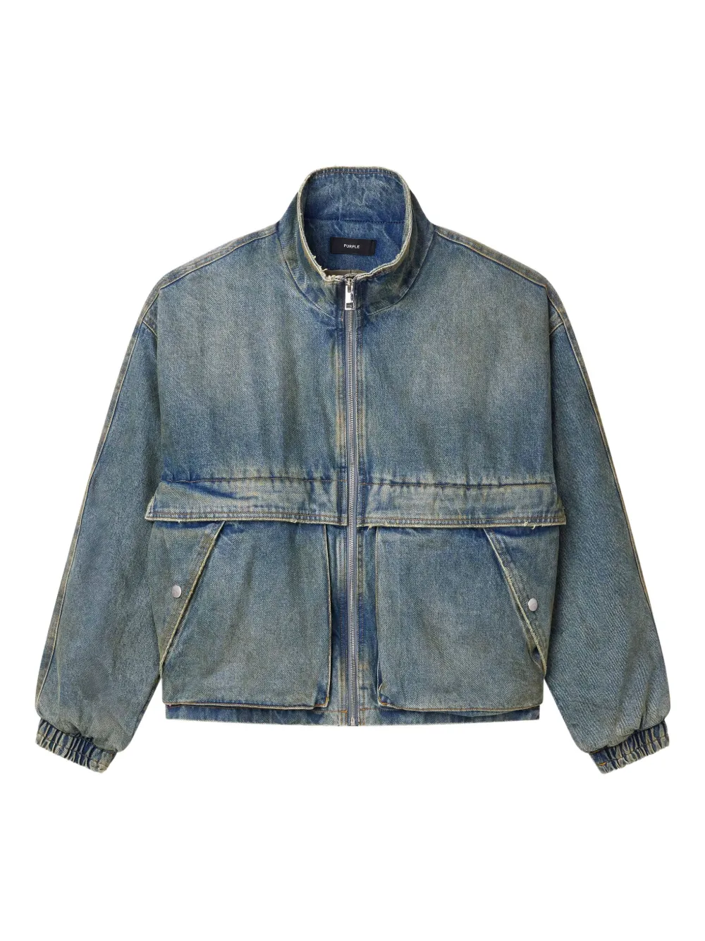 Куртка на молнии с накладными карманами Purple Brand, синий
Куртка на молнии с накладными карманами Purple Brand, синий