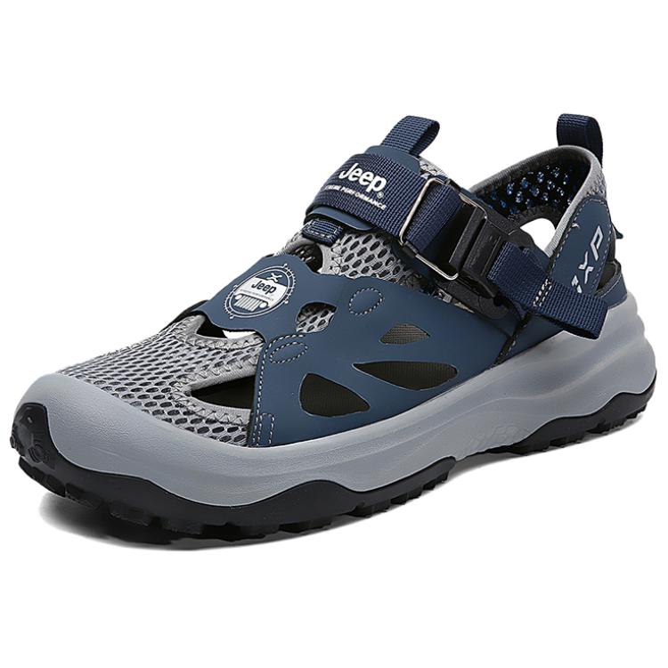 Пляжные сандалии мужские сине-серые Jeep
Пляжные сандалии мужские сине-серые Jeep