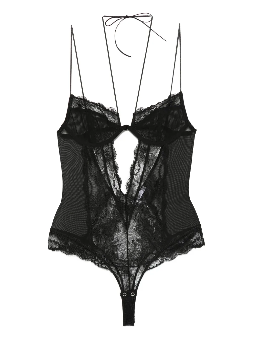 Боди с кружевом Patrizia Pepe, черный
Боди с кружевом Patrizia Pepe, черный