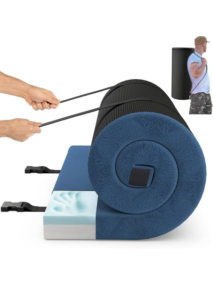 COSTWAY Походный матрас 188x97 см из пенополиуретана с эффектом памяти, синий
COSTWAY Походный матрас 188x97 см из пенополиуретана с эффектом памяти, синий