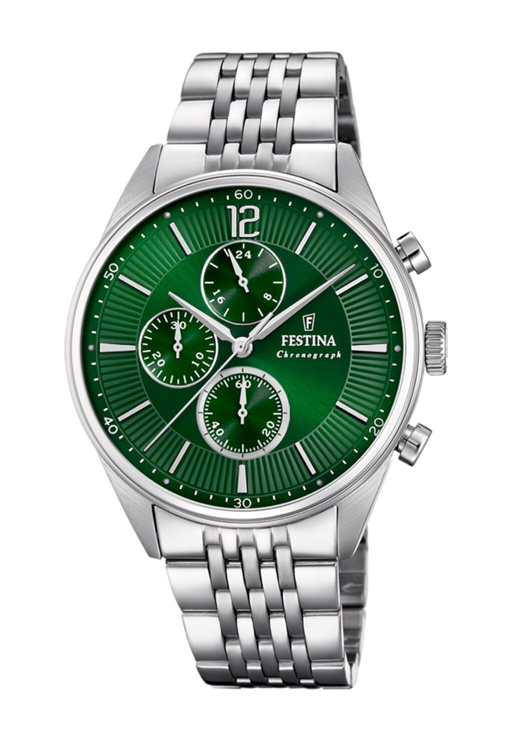 Хронограф Timeless Festina, зеленый
Хронограф Timeless Festina, зеленый