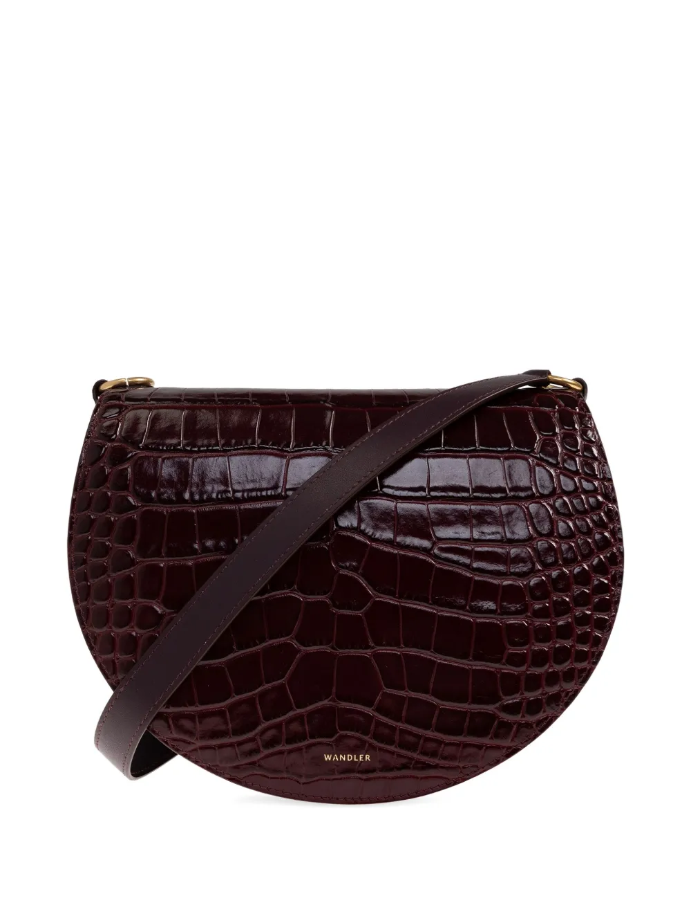 Сумка на плечо Kate с тиснением под кожу крокодила Wandler, красный
Сумка на плечо Kate с тиснением под кожу крокодила Wandler, красный