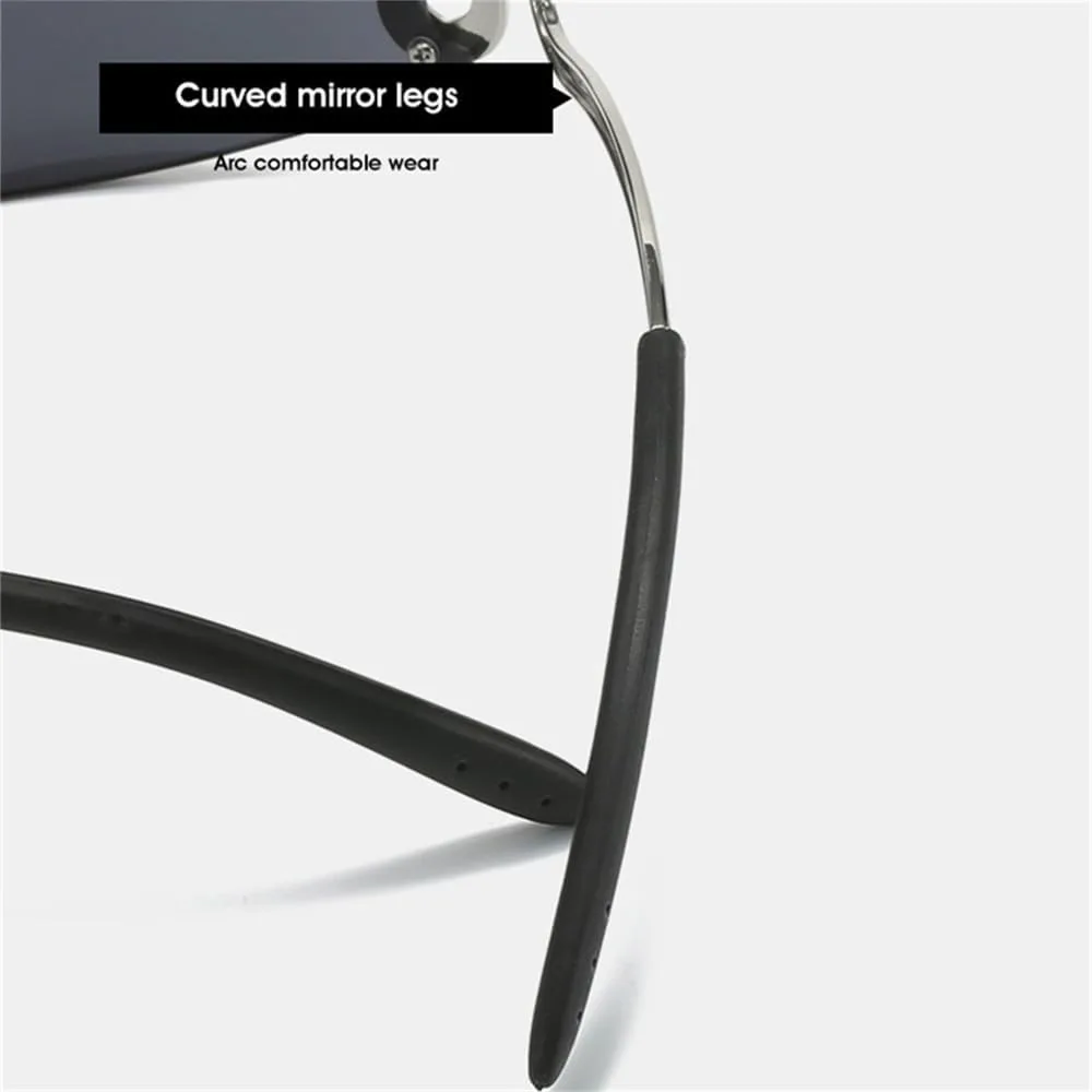 Солнцезащитные очки без оправы для женщин и мужчин, декоративная металлическая оправа, солнцезащитные очки с защитой от УФ-излучения UV400 generic, Silver White
Солнцезащитные очки без оправы для женщин и мужчин, декоративная металлическая оправа, солнцезащитные очки с защитой от УФ-излучения UV400 generic, Silver White