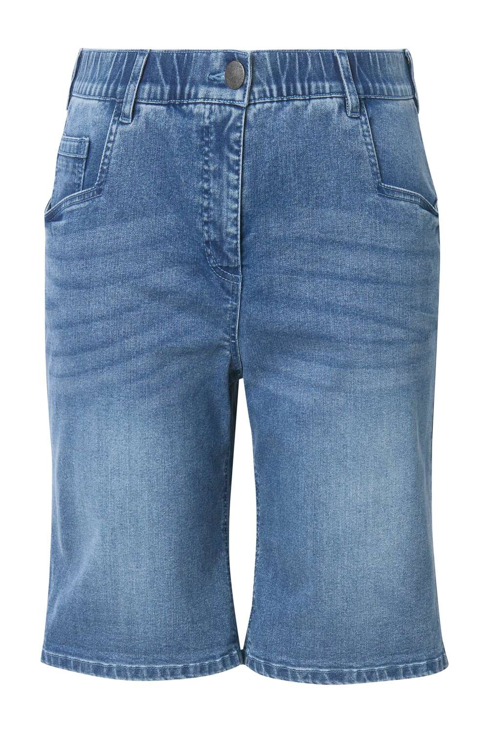 Ulla Popken Джинсовые шорты Regular в синем дениме
Ulla Popken Джинсовые шорты Regular в синем дениме