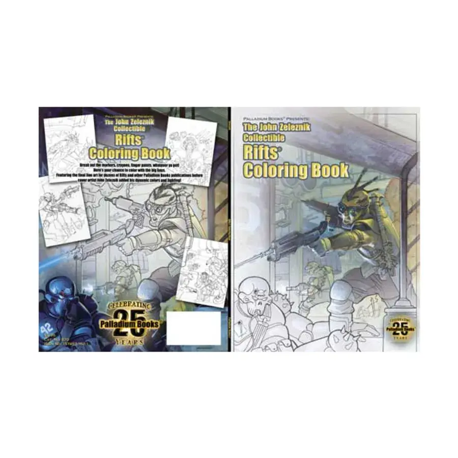 John Zeleznik Collectible Rifts Coloring Book, Rifts - Core Books, Source Books & Miscellaneous, мягкая обложка
John Zeleznik Collectible Rifts Coloring Book, Rifts - Core Books, Source Books & Miscellaneous, мягкая обложка