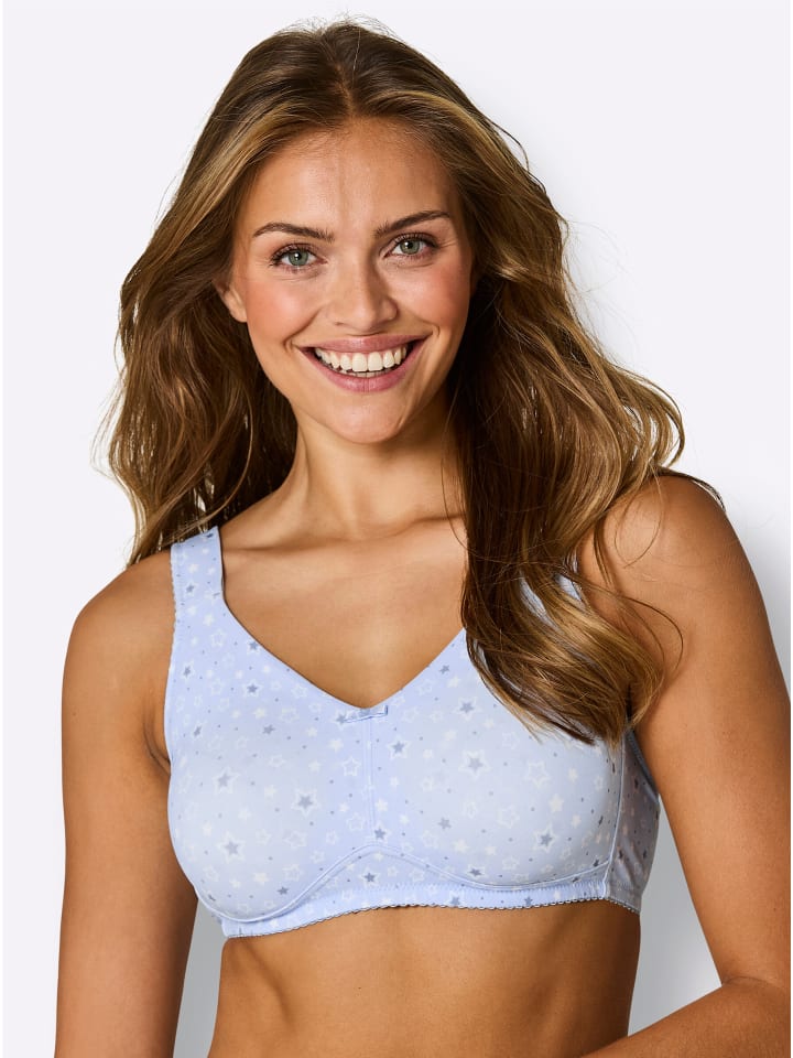 Бюстгальтер Comfort без косточек светло-голубого и белого цвета WITT WEIDEN
Бюстгальтер Comfort без косточек светло-голубого и белого цвета WITT WEIDEN