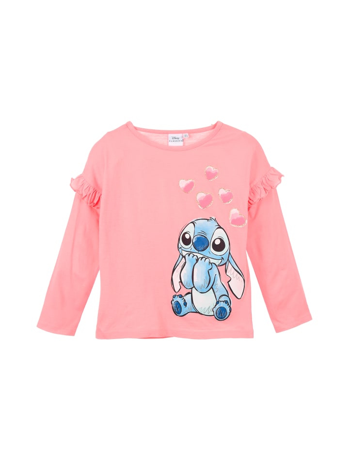 Рубашка с длинными рукавами для девочки розового цвета, изготовлена из 100% хлопка. Stitch
Рубашка с длинными рукавами для девочки розового цвета, изготовлена из 100% хлопка. Stitch