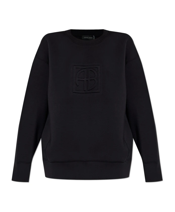 Толстовка с логотипом Anine Bing, черный
Толстовка с логотипом Anine Bing, черный