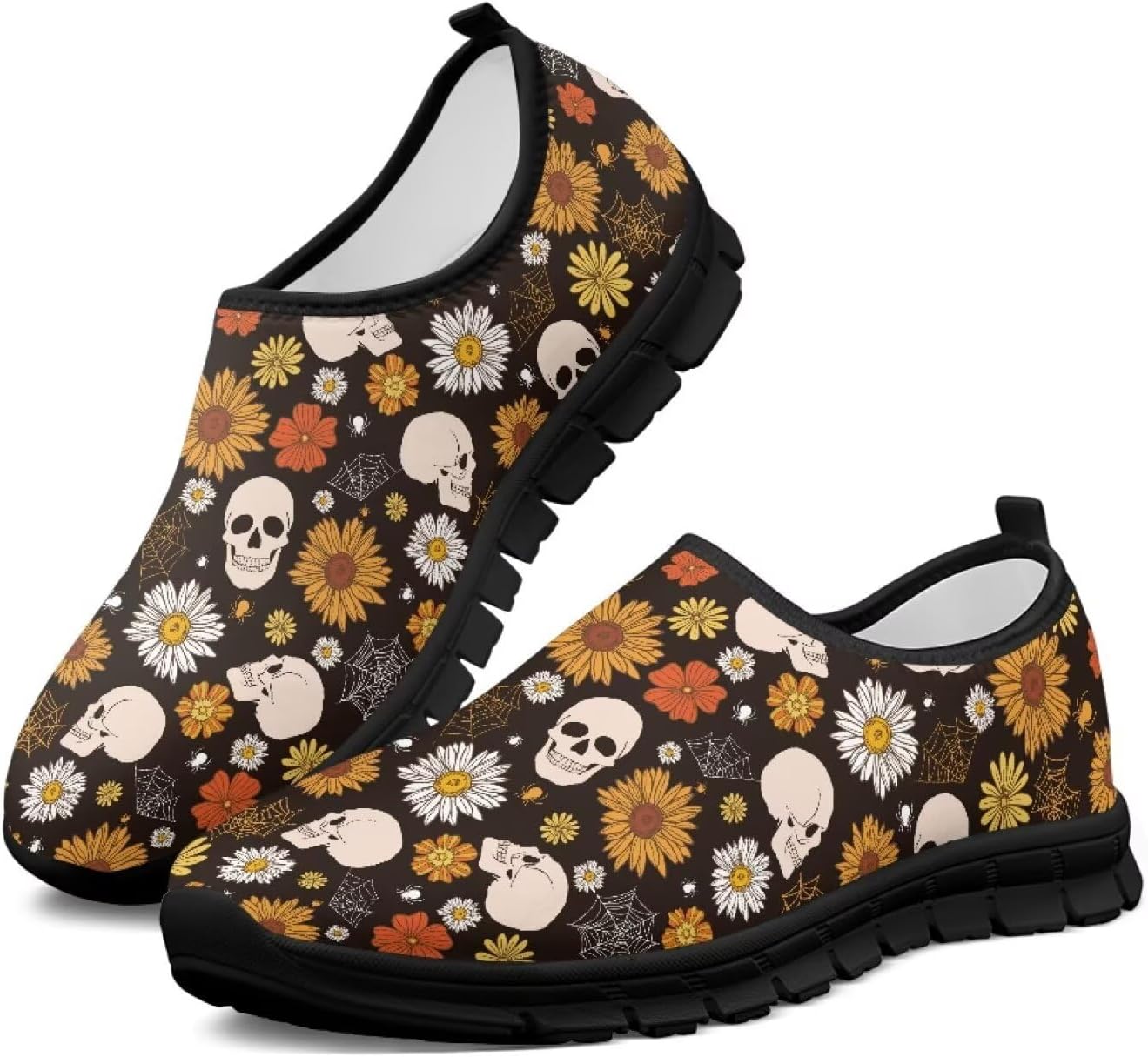 Женские слипоны Бесподкладочные кроссовки для повседневной носки Дышащие кеды для бега, походов, прогулок и путешествий Chririnla, Cute Hippie Flower Skulls
Женские слипоны Бесподкладочные кроссовки для повседневной носки Дышащие кеды для бега, походов, прогулок и путешествий Chririnla, Cute Hippie Flower Skulls