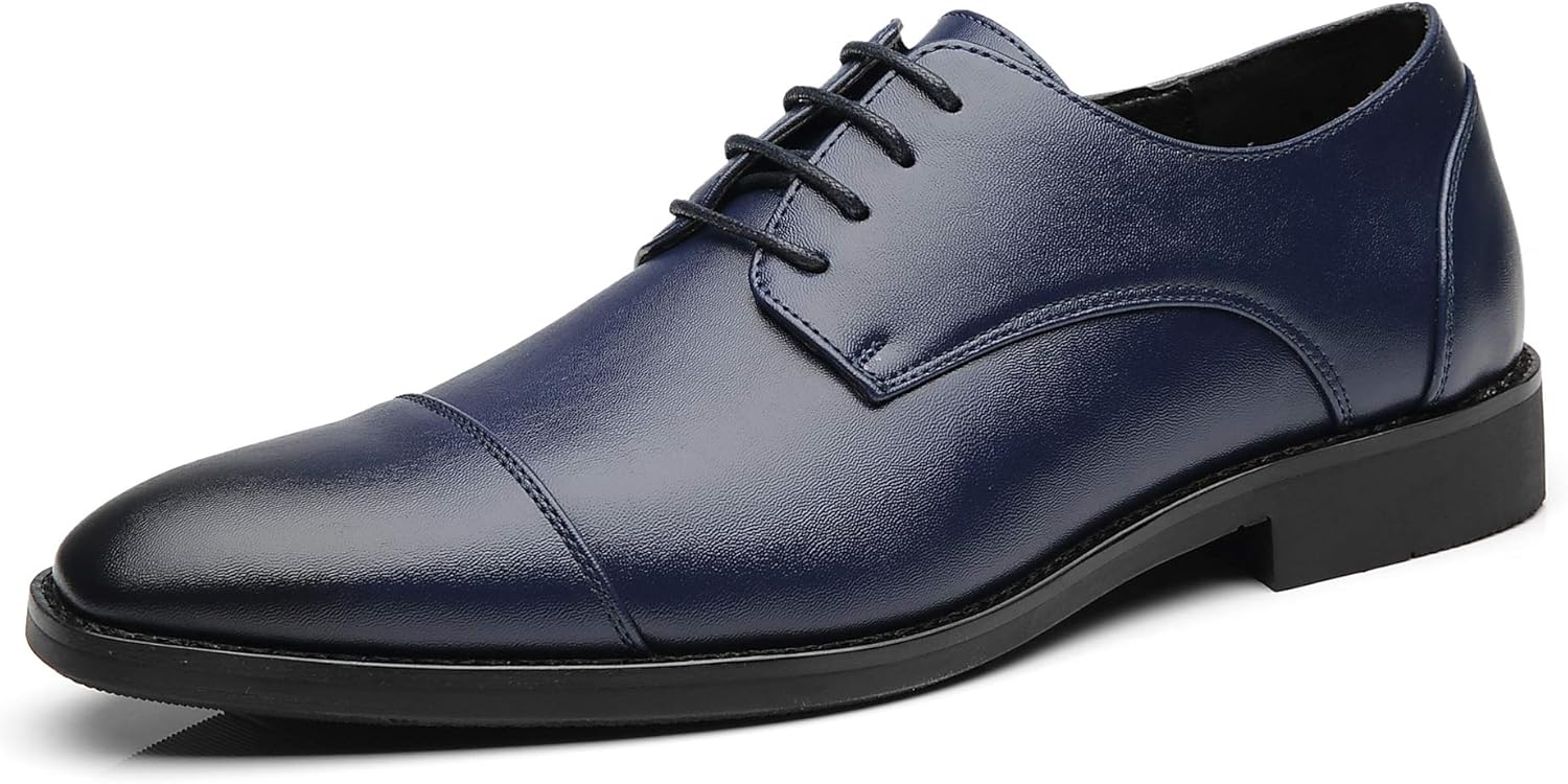 Мужские классические современные формальные туфли с крылышками и шнуровкой, оксфорды с носком-колпачком Santimon, синий
Мужские классические современные формальные туфли с крылышками и шнуровкой, оксфорды с носком-колпачком Santimon, синий