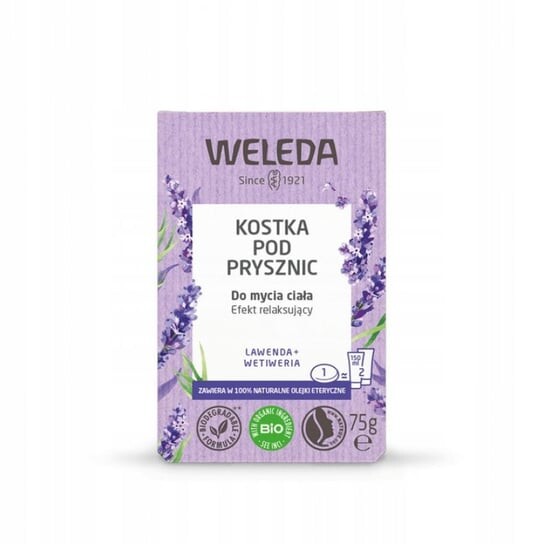 Мыло для душа «Лаванда и Ветивьер», 75 г. Weleda
Мыло для душа «Лаванда и Ветивьер», 75 г. Weleda