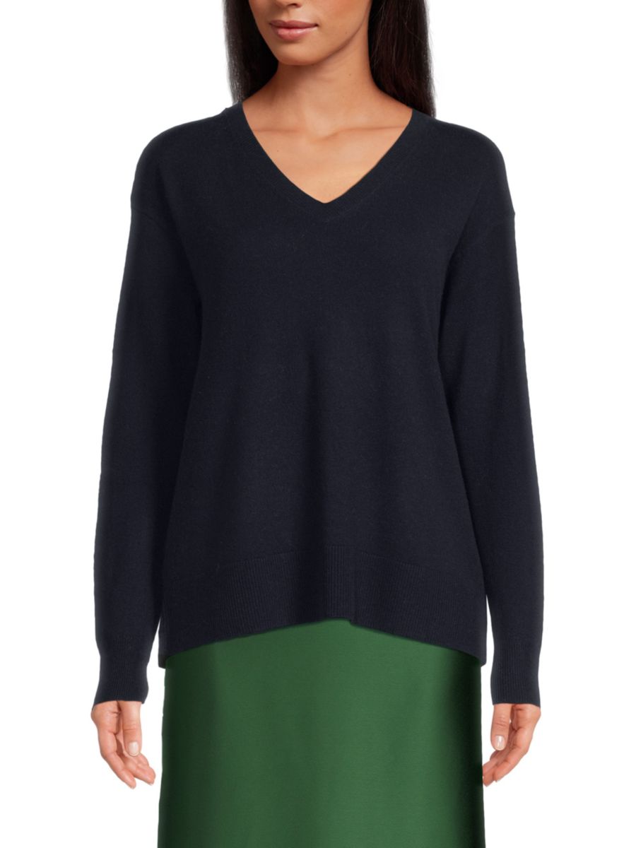 Свитер из шерсти и кашемира с V-образным вырезом Vince, цвет Coastal Blue
Свитер из шерсти и кашемира с V-образным вырезом Vince, цвет Coastal Blue