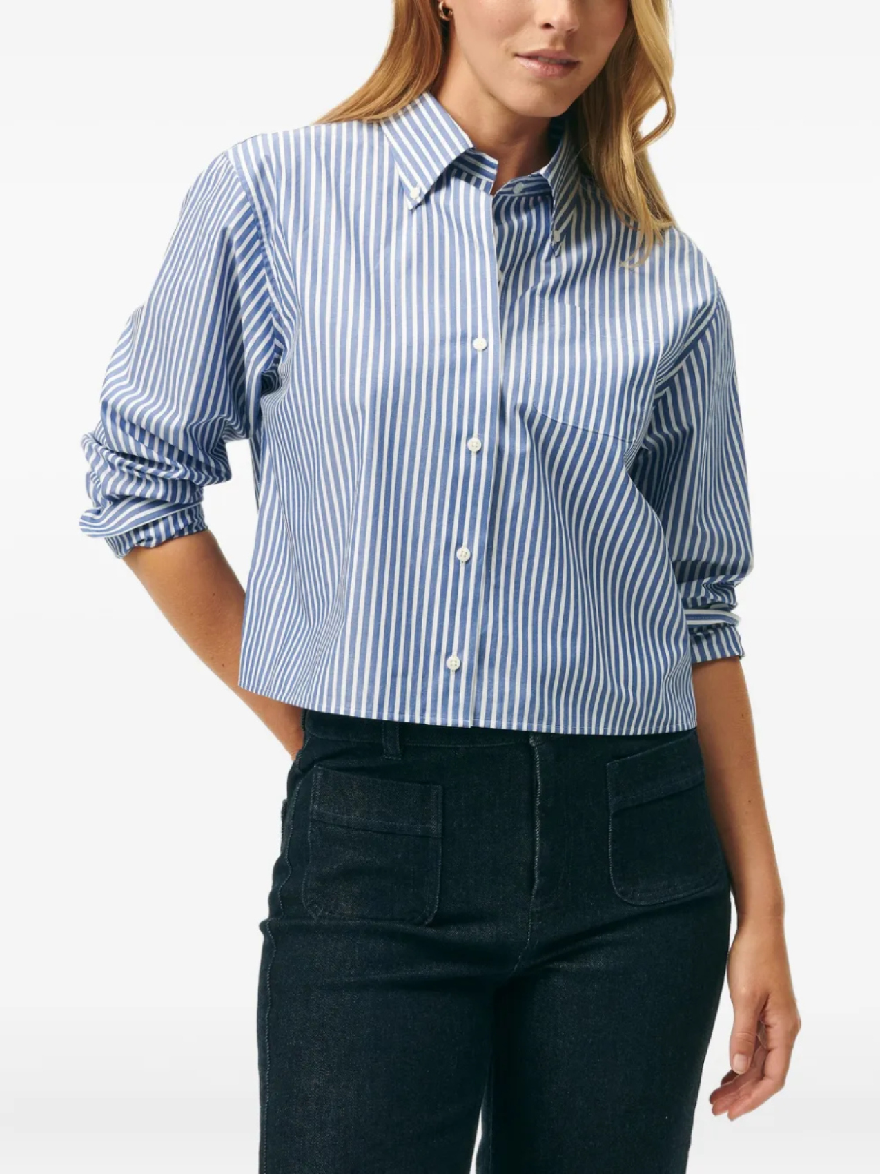 Полосатая рубашка на пуговицах Brooks Brothers, синий
Полосатая рубашка на пуговицах Brooks Brothers, синий