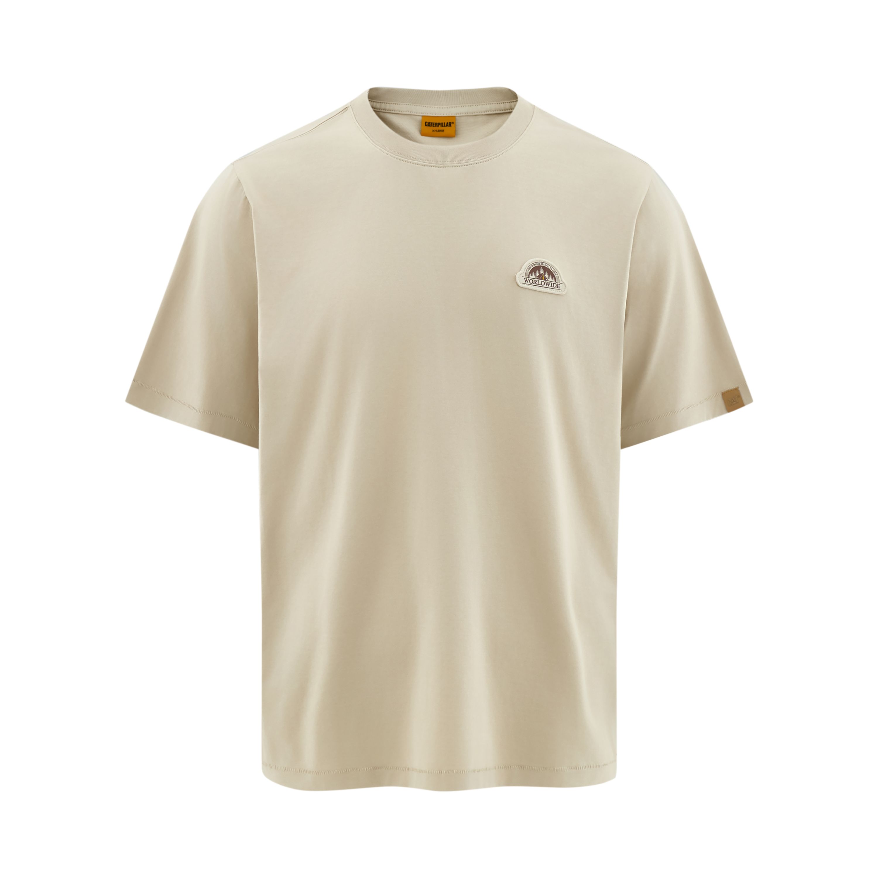 Футболка мужская светло-хаки CAT 
Футболка мужская светло-хаки CAT