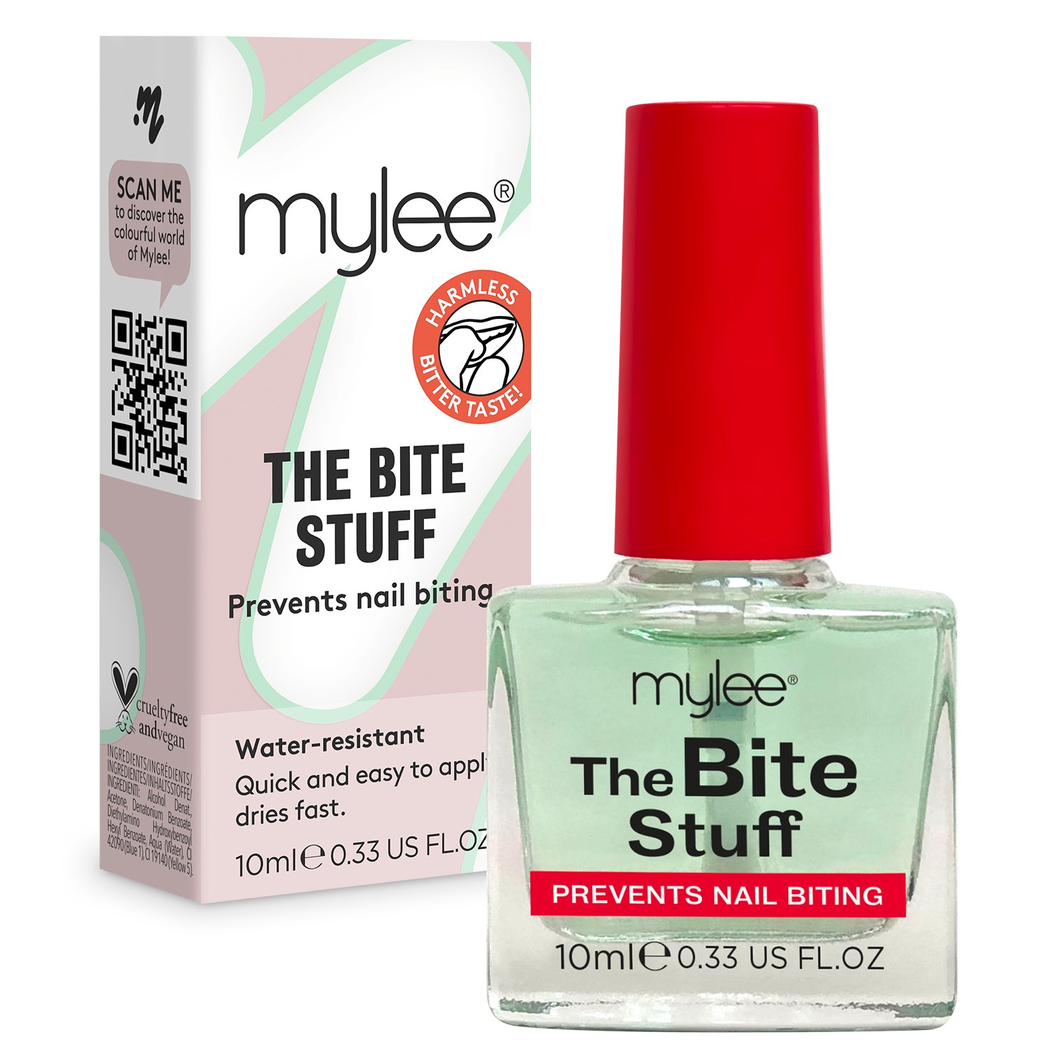 Лак для ногтей the bite stuff Mylee, объем 10 мл
Лак для ногтей the bite stuff Mylee, объем 10 мл