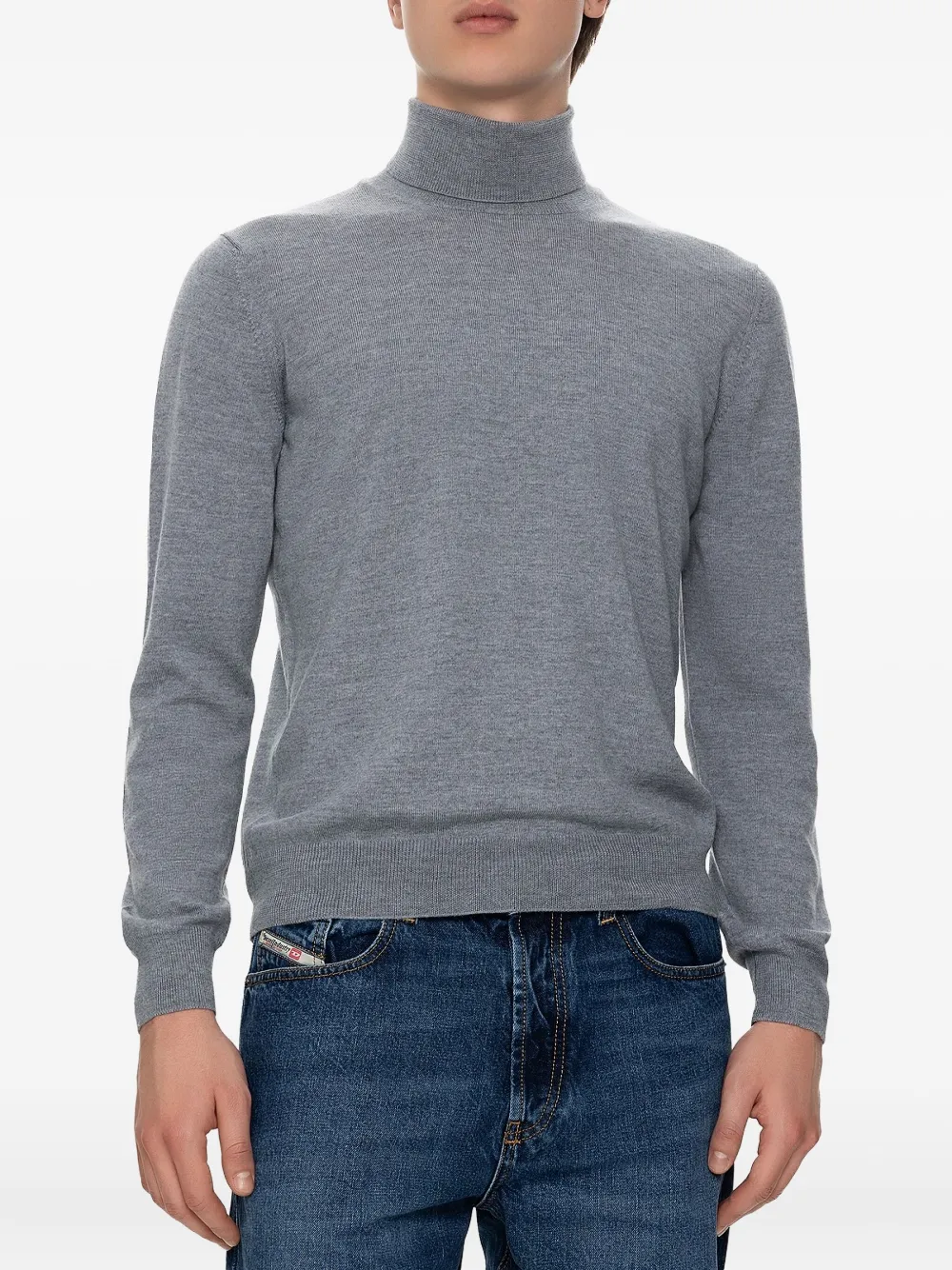 Шерстяной свитер с высоким воротом Barba, серый
Шерстяной свитер с высоким воротом Barba, серый