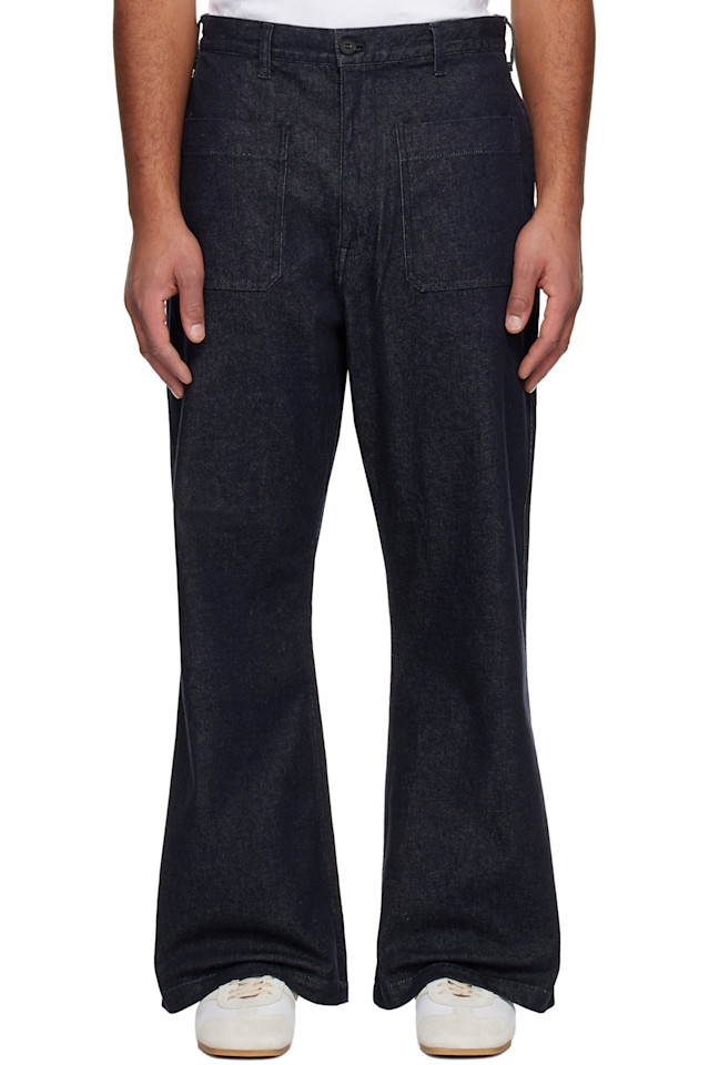 Comme Des Garçons Homme Джинсы из темно-синего хлопка с реактивной текстурой
Comme Des Garçons Homme Джинсы из темно-синего хлопка с реактивной текстурой