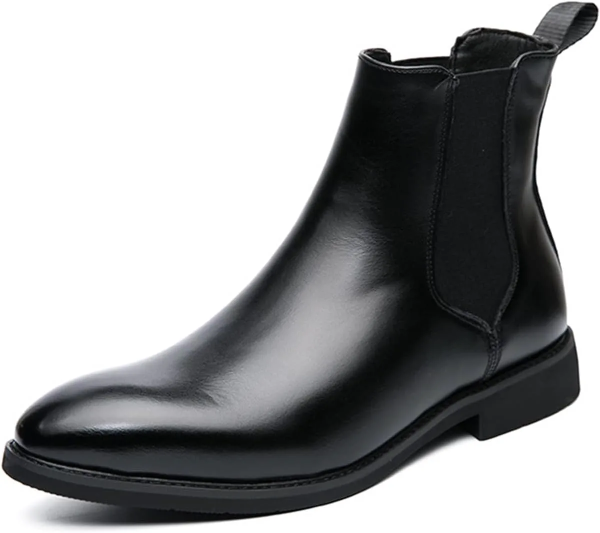 Мужские ботинки Челси с эластичной повязкой, ПУ, водонепроницаемые, устойчивые к скольжению, на носке, для повседневной и деловой носки XJSDJHOUNT, черный
Мужские ботинки Челси с эластичной повязкой, ПУ, водонепроницаемые, устойчивые к скольжению, на носке, для повседневной и деловой носки XJSDJHOUNT, черный