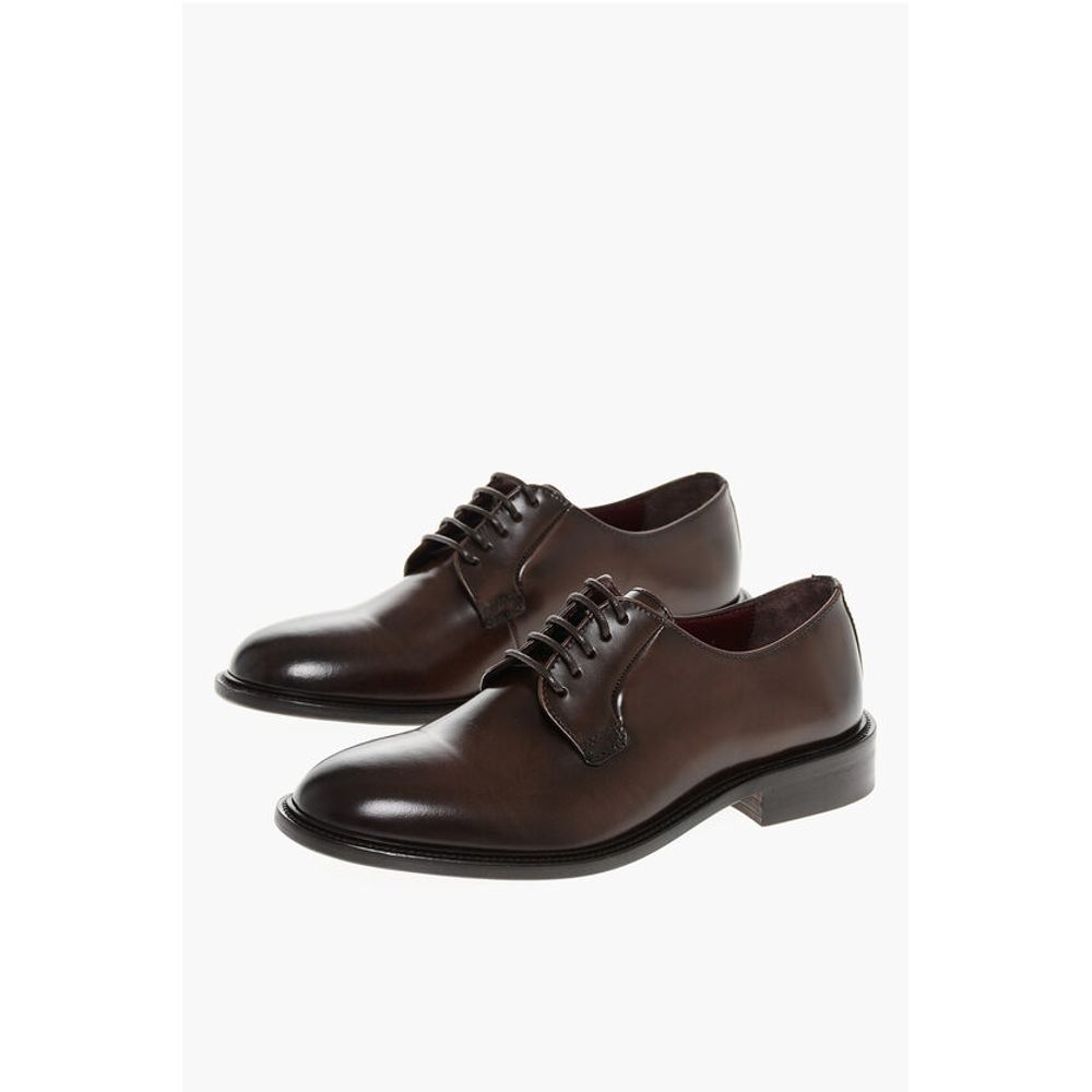 Туфли дерби из матовой кожи Corneliani, коричневый 
Туфли дерби из матовой кожи Corneliani, коричневый